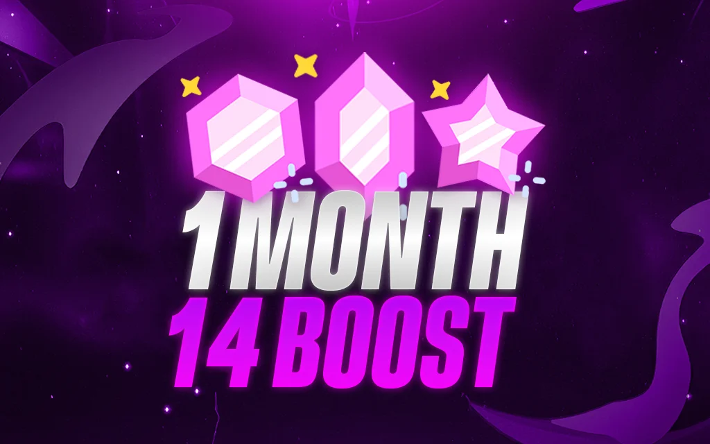 14 Discord Server Boosts for 1 month