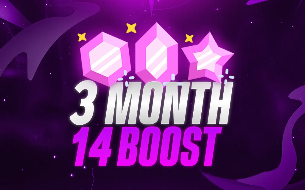 14 Discord Server Boosts for 3 months