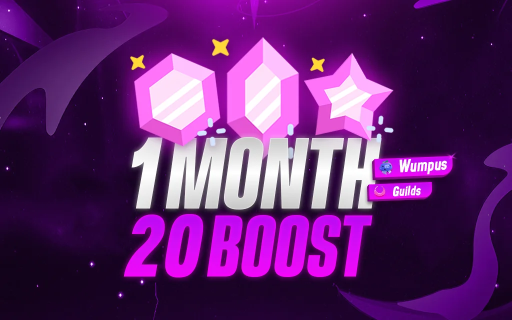 20 Discord Server Boosts for 1 month