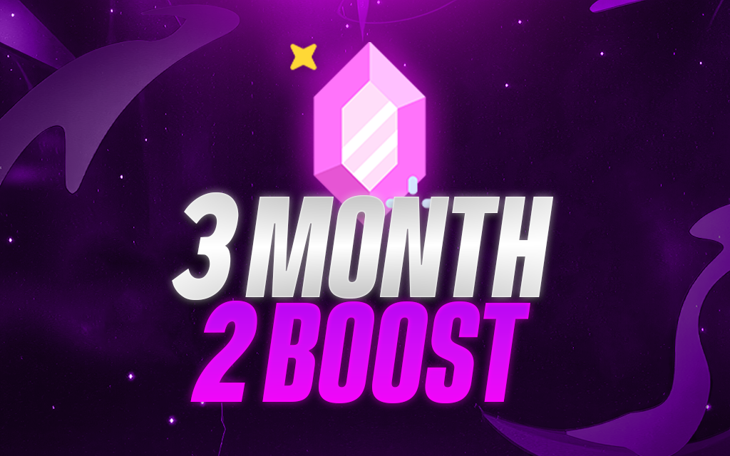 2 Discord Server Boosts for 3 months