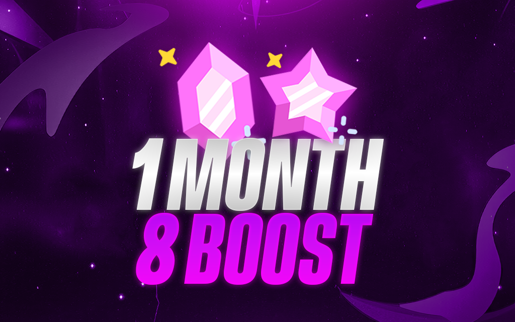 8 Discord Server Boosts for 1 month