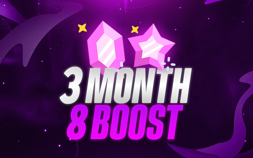 8 Discord Server Boosts for 3 months