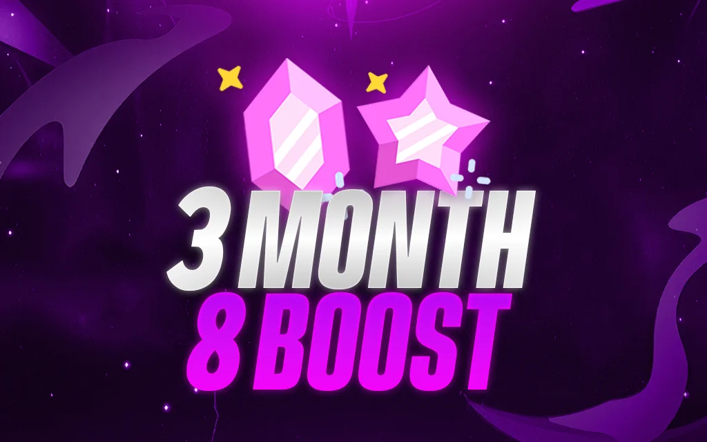 8 Discord Server Boosts for 3 months