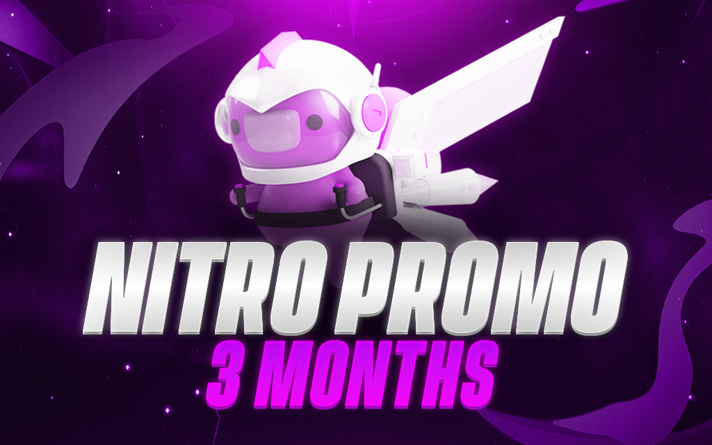 Discord Nitro Promo (3 Month)